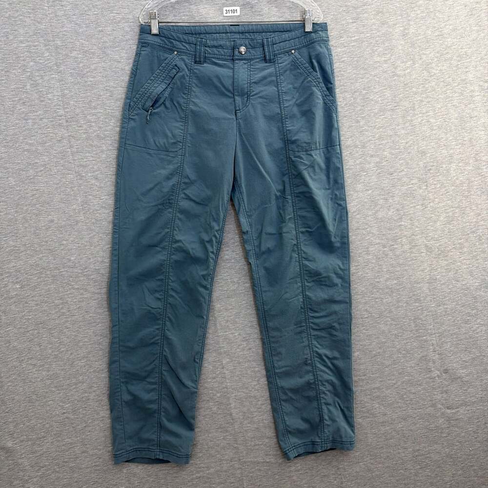 Title Nine Womens Big B Pant Ripstop Hiking Outdoor Casual Pants Blue Size 12